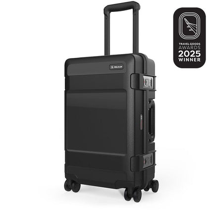 PELICAN TRAVEL HARDSIDE HC22 CARRY ON LUGGAGE BLACK