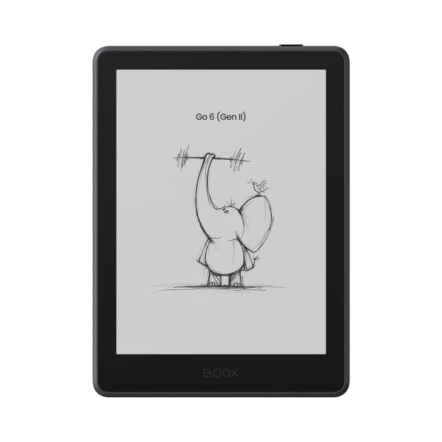 Boox Go 6 (Gen II) | A 6" B&W ePaper Reader - Plum Black