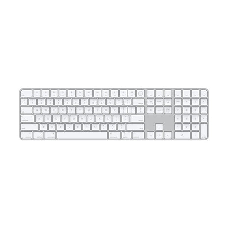 Apple Magic Keyboard with Touch ID and Numeric Keypad - White - Actiontech