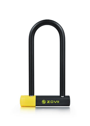Zovii U-Lock Zinc Alloy + Carbide-reinforced Steel (with Alarm) 230mm - Actiontech