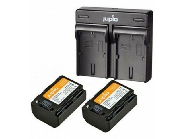 JUPIO BATTERY CHARGER KIT DUAL 2X NP-FZ100 2040MAH FOR SONY ALPHA DIGITAL CAMERAS - Actiontech