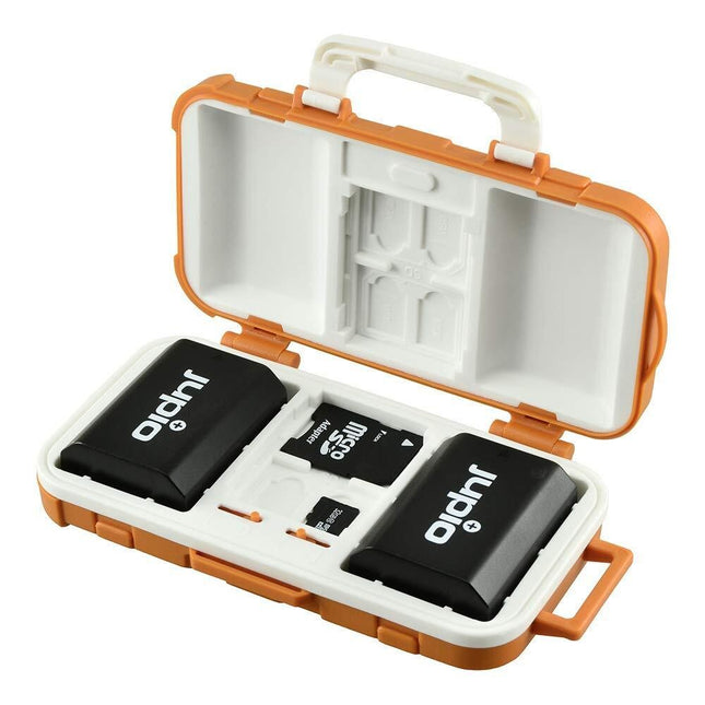 JUPIO HARD CASE FOR 2 BATTERIES AND UP TO 14 MEMORY CARDS - Actiontech