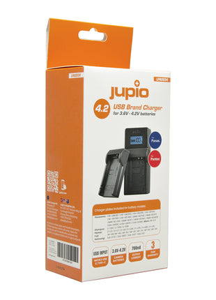 JUPIO PANASONIC BRAND 3.7V - 4.2V USB CHARGER - Actiontech