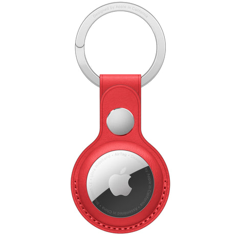 Apple AirTag Leather Key Ring - (PRODUCT)RED - Actiontech