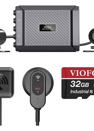 VIOFO 1080P MOTORCYCLE DASHCAM DUAL CHANNEL F/R WIFI + GPS - Actiontech