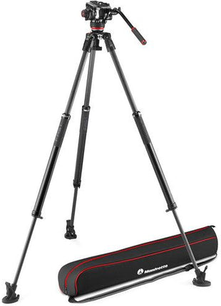 MANFROTTO 504X FLUID VIDEO HEAD & 635 FAST SNG CARBON TRIPOD - Actiontech