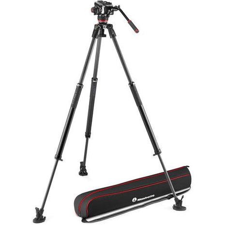 MANFROTTO 504X FLUID VIDEO HEAD & 635 FAST SNG CARBON TRIPOD - Actiontech