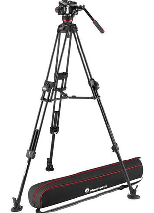MANFROTTO 504X FLUID VIDEO HEAD & 645 FAST TWIN ALU TRIPOD - Actiontech