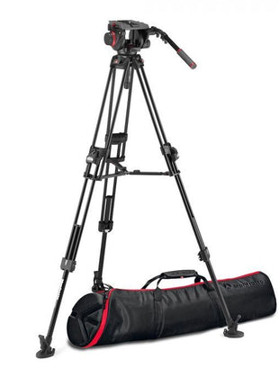 MANFROTTO 509 PRO VIDEO HEAD & 645 FAST TWIN ALU TRIPOD - Actiontech