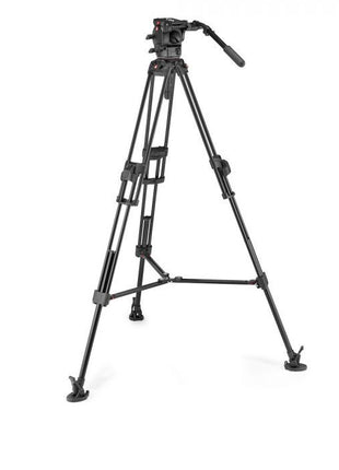 MANFROTTO 526 PRO VIDEO HEAD & 645 FAST TWIN ALU TRIPOD - Actiontech