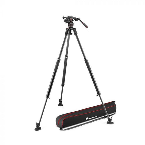 MANFROTTO NITROTECH 608 WITH 635 FAST SNGL LEG CARBON TRIPOD - Actiontech