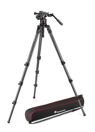 MANFROTTO NITROTECH 612 VIDEO HEAD & CARBON TALL SNGL TRIPOD - Actiontech