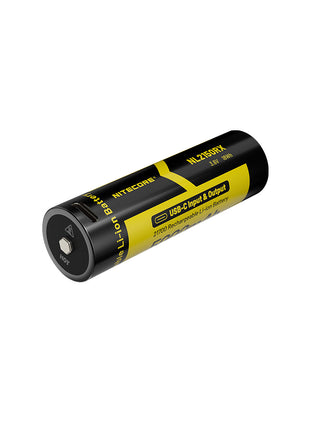 NITECORE LI-ION 21700 RECHARGEABLE BATTERY 5000MAH WITH USB-C PORT - Actiontech