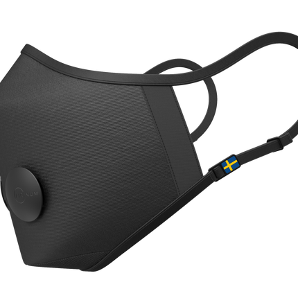 Airinum Urban Air Mask 2.0 - Onyx Black - Actiontech