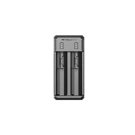Nitecore UI2 Dual-Slot USB Charger, for 18650, 21700, 18350, 20700 Batteries - Actiontech