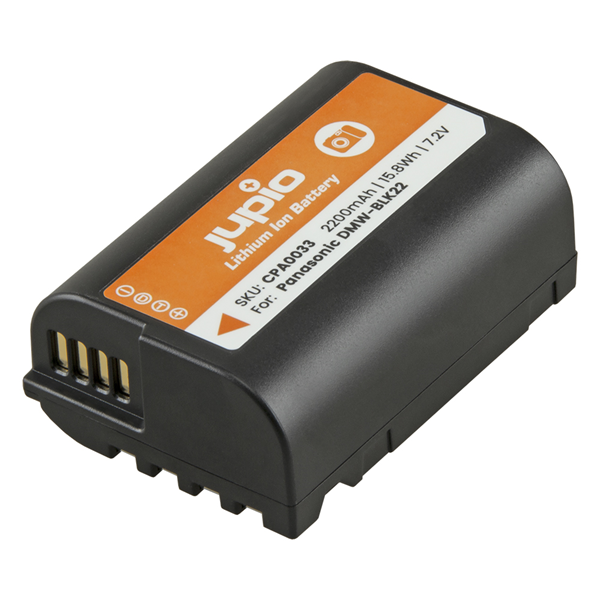 JUPIO CAMERA BATTERY PANASONIC DMW-BLK22 7.2V 2200MAH - Actiontech