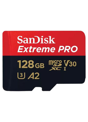 Sandisk Extreme Pro Micro SDXC 128GB 200MB/S SD ADAPTER - Actiontech