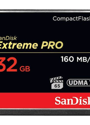 SANDISK EXTREME PRO CF 32GB VPG65 160MB/S - Actiontech